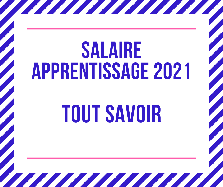 salaire apprentissage